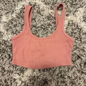 zara cropped tank top